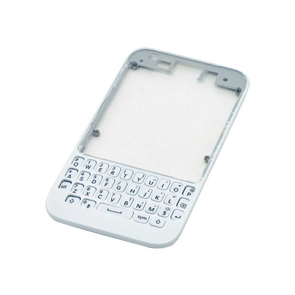  BlackBerry Q5 Front Housing - Silver - Original 