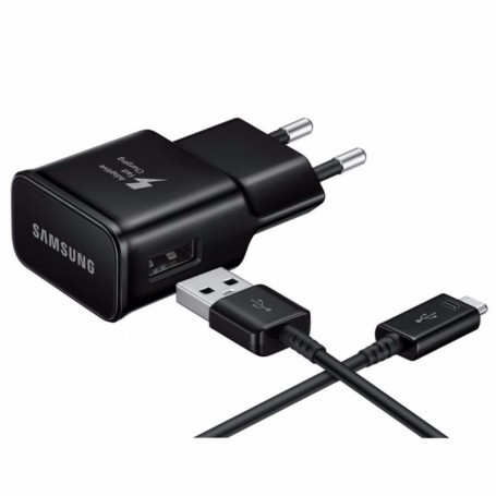 EP-TA20EBE Samsung EU Mains Fast Charging Adapter with Date Cable