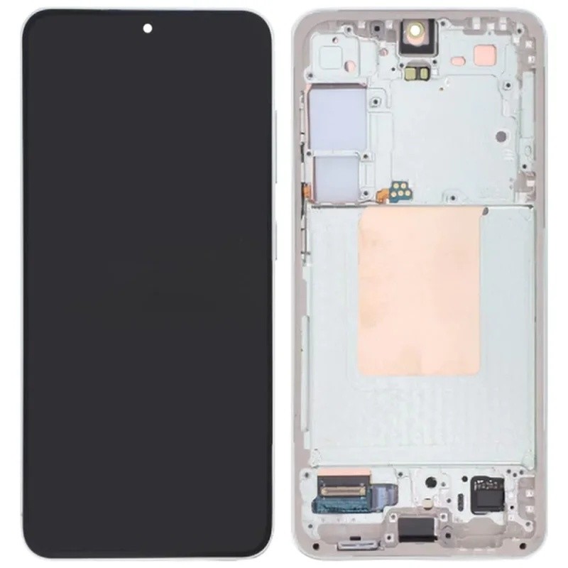 Samsung Galaxy S24 S921 Screen Assembly with Frame (Yellow/Orange/Purplle/Green/Blue/Black) (Original) (European Version)