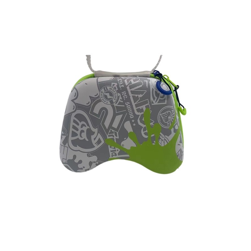 PS5 / PS4 / Xbox / Switch Pro EVA Hard Shell Gamepad Storage Bag (White)