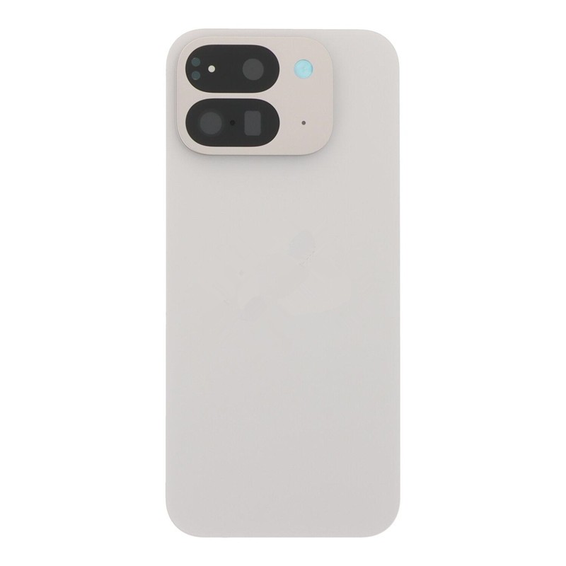Google Pixel 9 Pro Fold Battery Door with Camera Lens (White/Black) (Original)