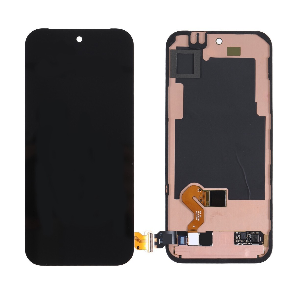 Google Pixel 9 Pro Screen Replacement with Bracket (Black) (Original) 