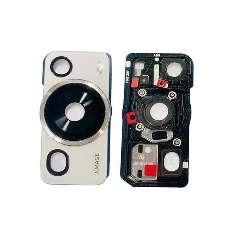 Huawei P60 Pro Back Camera Lens and Bezel (White/Black) (Original)