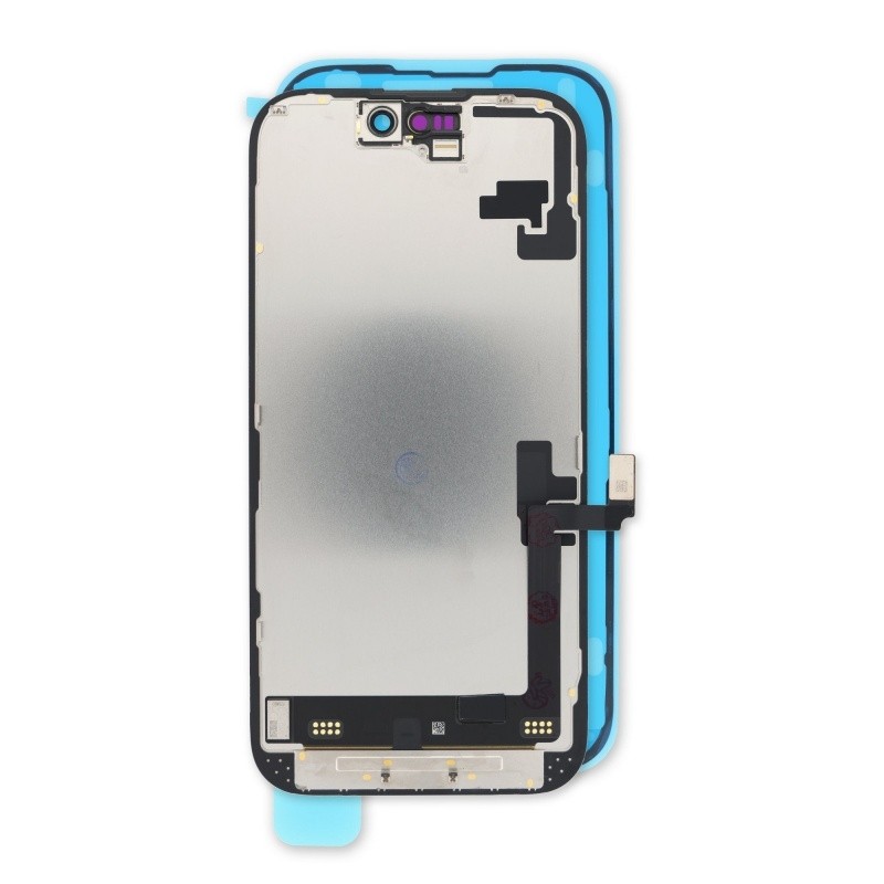 LCD Assembly for iPhone 16 with Proximity Light Sensor Flex Cable (Black) (Service Pack)
