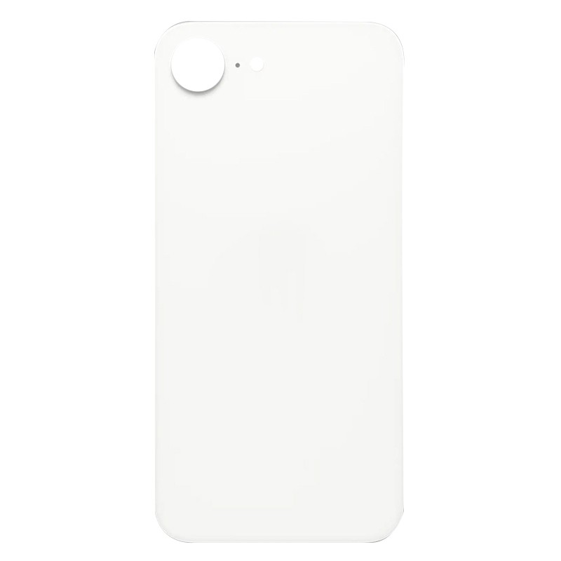 iPhone 16e Battery Door (Small Hole) (White/Black) (OEM)