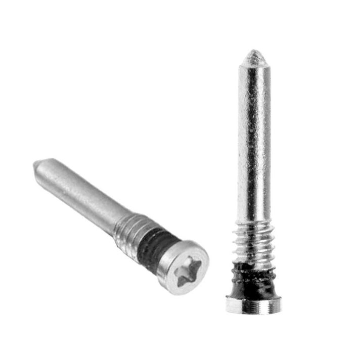 iPhone 16e Bottom Screws (White/Black) (Original)