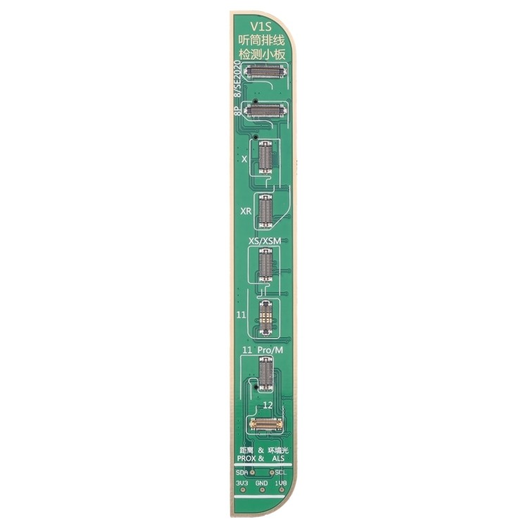 JC V1S/V1SE Earpiece Speaker Flex Cable Detection Board for iPhone 8-12 Pro Max