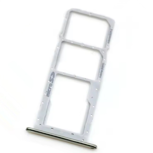 LG K62 SIM Card Tray (Silver/Red) (Dual Card Version)(Original)