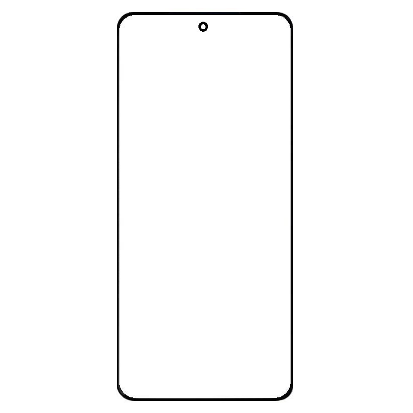 Motorola Edge 60 Fusion Front Glass Lens (Black)(OEM)