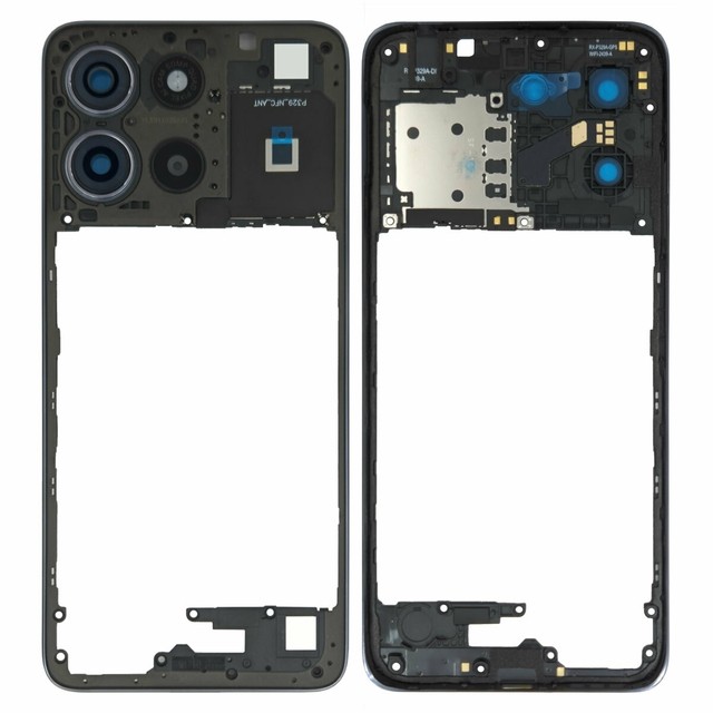 Motorola Moto G15 Middle Frame (Green/Orange) (Original)