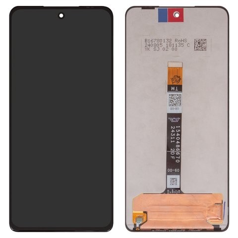 Motorola Moto G75 LCD Screen Replacement (Black) (Original) 