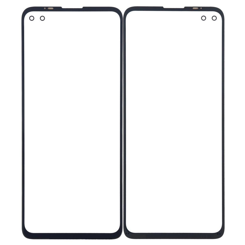 Motorola One 5G Front Glass Lens (Black) 