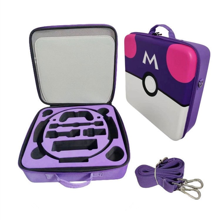 Nintendo Switch/Switch Oled Ring Fit Adventure Game Deluxe Protective Storage Big Bag (Purple+White) (Size:Big)