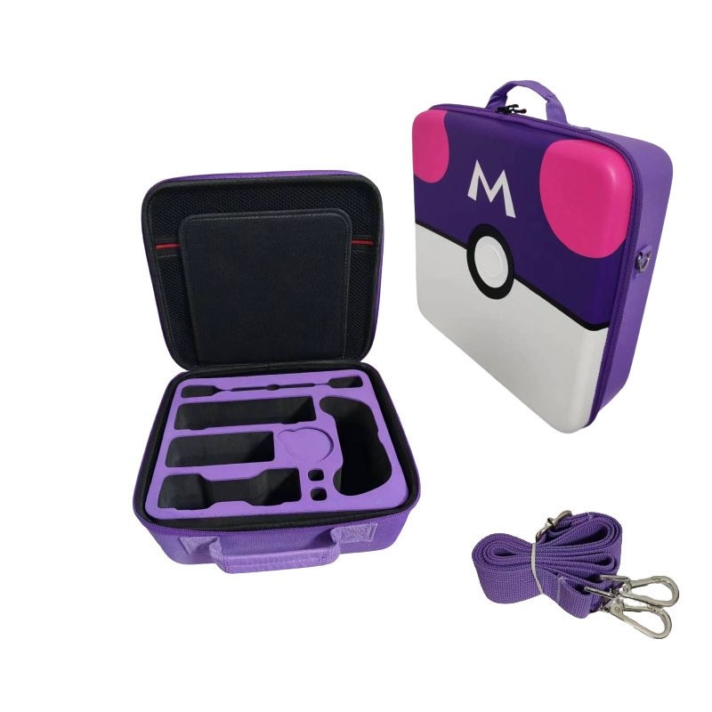 Nintendo Switch/Switch Oled Ring Fit Adventure Game Deluxe Protective Storage Bag (Purple+White) (Size:Medium)