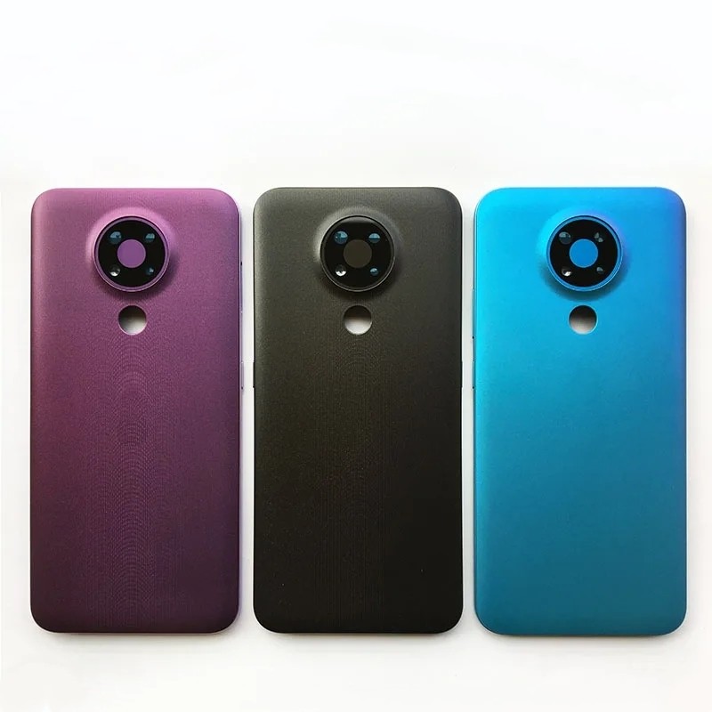 Nokia 3.4 Battery Door with Back Camera Lens (Purple/Blue/Black) (Original)