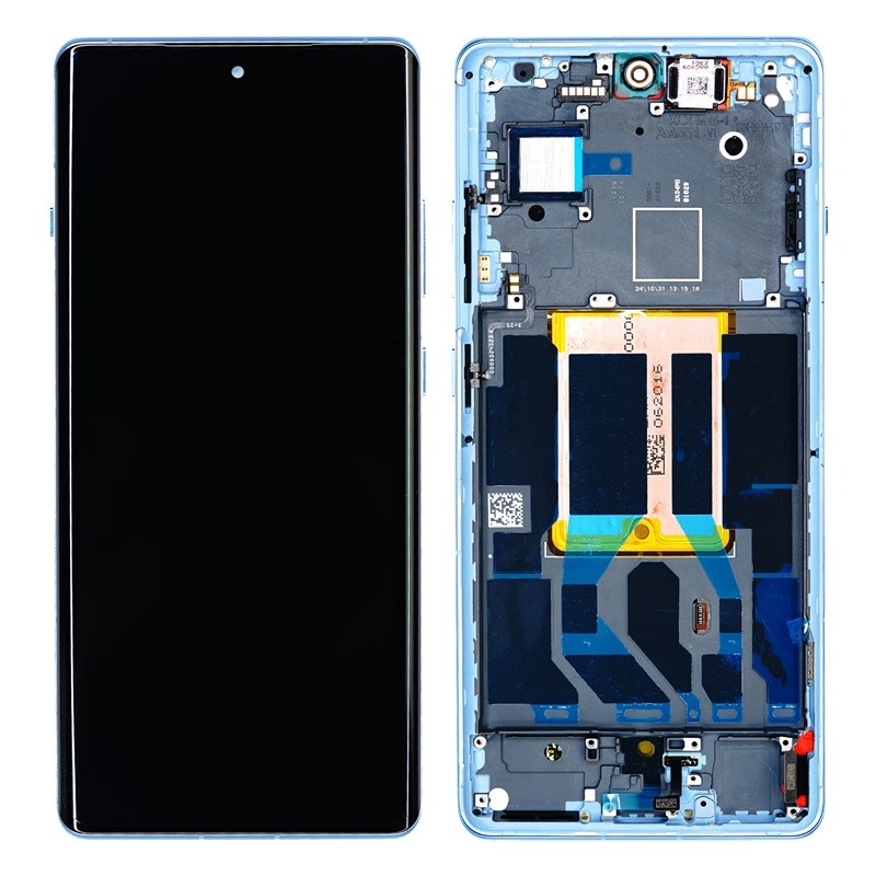 OnePlus 12R Screen Replacement with Frame (Blue/Black) (Original) 