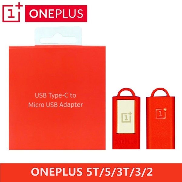 Oneplus 3 3T 5 Official Micro USB TO Type C Charge Cable Converter