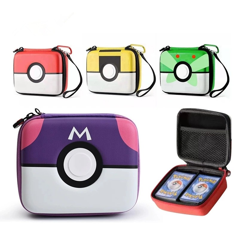 Pokemon Eva Card Game Storage Box (Light Blue/Green/Yellow/Red/Purple/Blue)