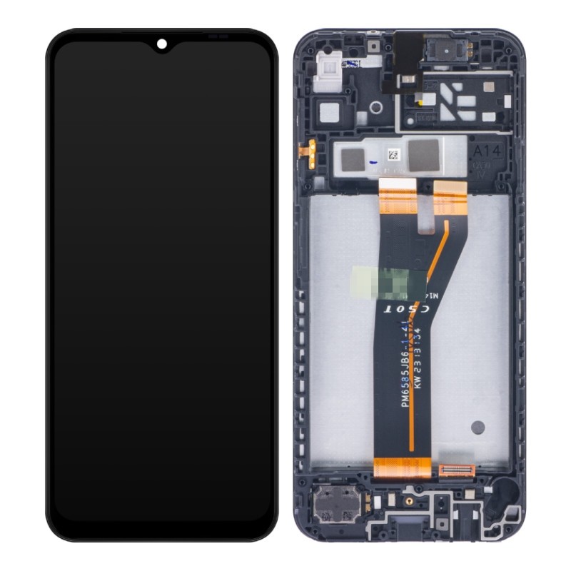Samsung Galaxy M14 4G Screen Assembly with Frame (Black) (Original) 
