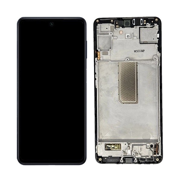 Samsung Galaxy M54 Screen Assembly with Frame (Black) (OLED) 