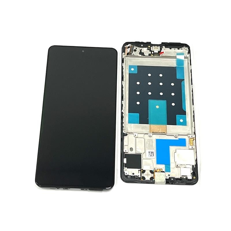 Samsung Galaxy M55 Screen Assembly with Frame (Black) (OEM) 