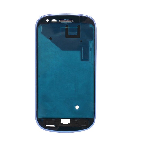  Samsung i8190 Galaxy S3 Mini Middle Housing Bezel Frame Blue Original