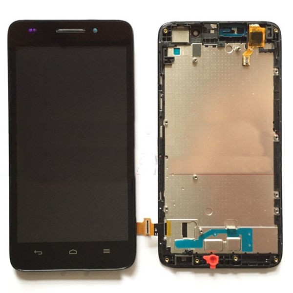  Huawei Ascend G620S LCD Assembly with Frame - Black - Full Original