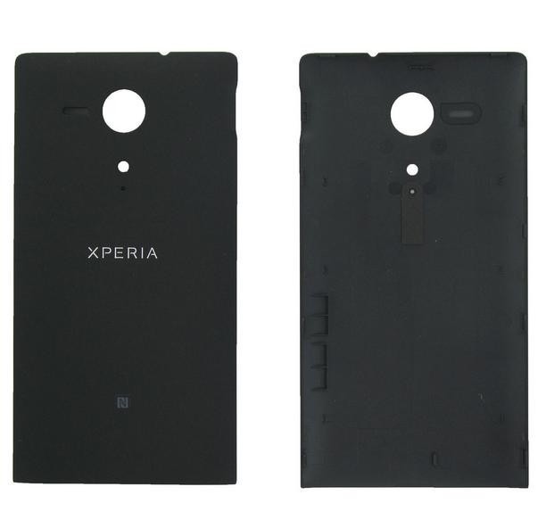  Sony Xperia SP M35h Battery Door - Black - With Xperia Logo Original