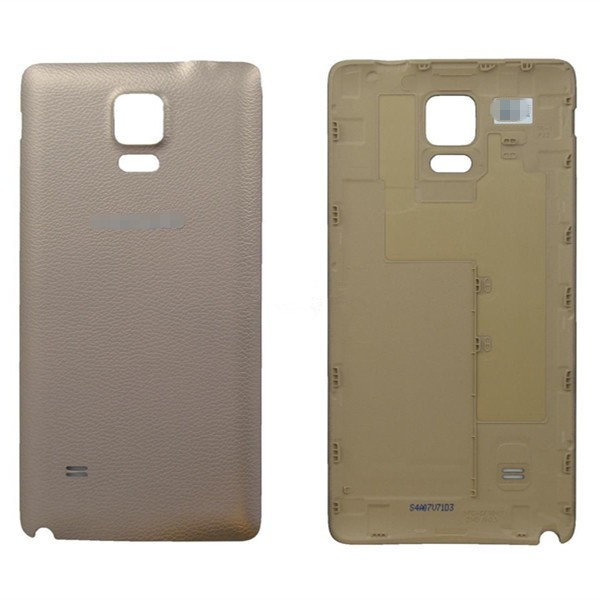  Samsung Galaxy Note 4 Battery Door - Gold - Samsung and 4G Logo Original 