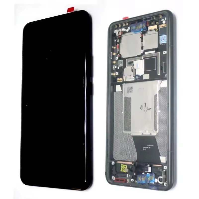 Xiaomi 14 Ultra Screen Replacement with Frame (Silver/Black) (OEM) 