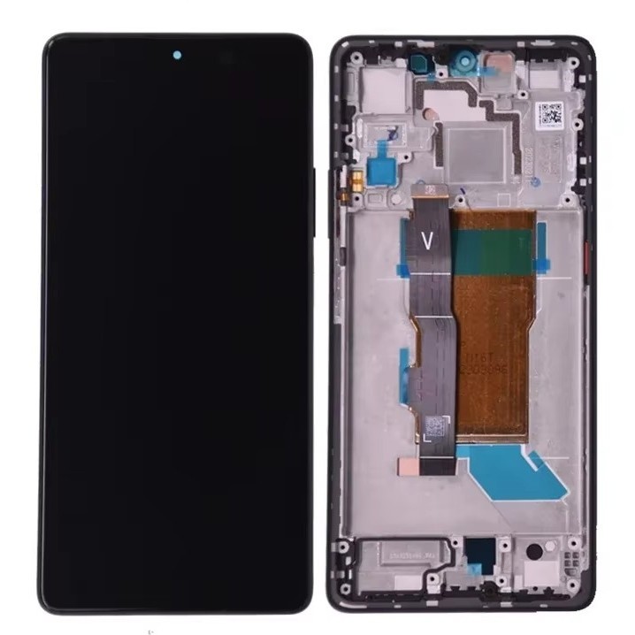 Xiaomi Poco F5 Screen Replacement with Frame (Black) (OLED)