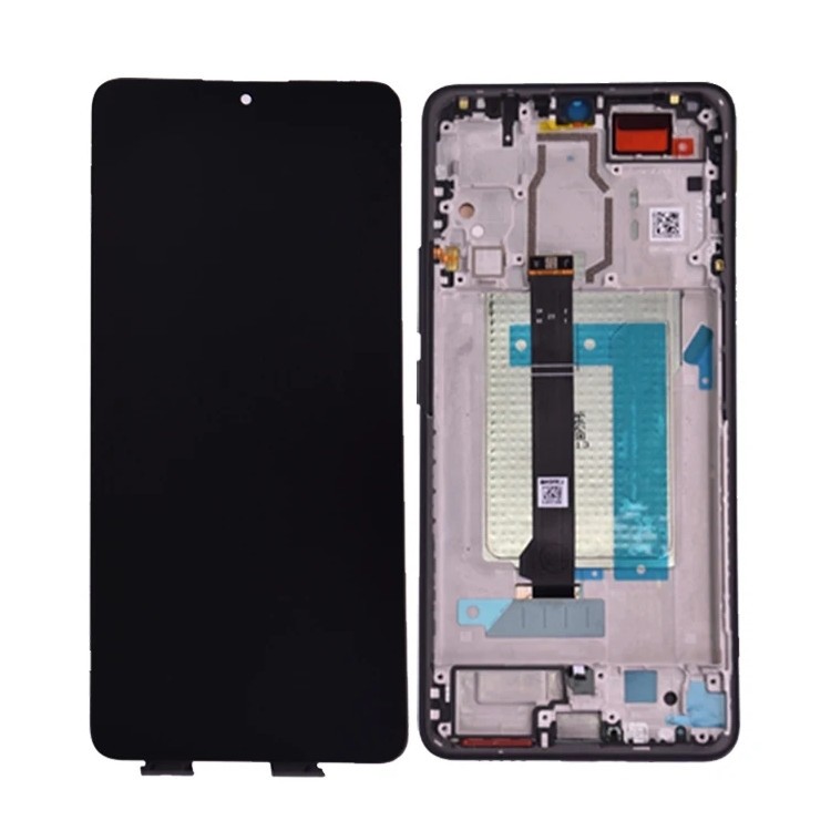 Xiaomi Poco F6 Screen Replacement with Frame (Black) (OLED)