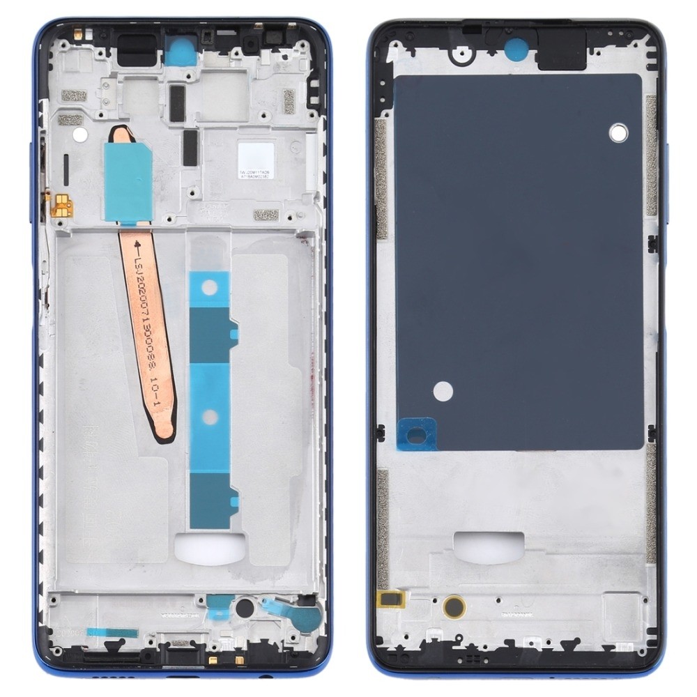 Xiaomi Poco X3 NFC Front Housing LCD Frame (Blue/Black) (Original) 