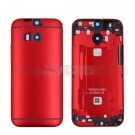 HTC One M8 M8S Rear Housing (Red) - HTC Logo - With Words Original