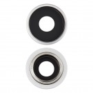 iPhone 16e Back Camera Lens with Frame (White/Black) (OEM)