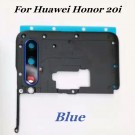 Huawei Honor 20i Motherboard Retaining Bracket With Camera Ring (Blue/Black) (Original)