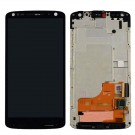 Motorola Droid Turbo 2 Moto X ce XT1581, XT1585 Not Fragile LCD Screen and Digitizer Assembly with Frame - Black - Full Original 