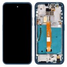 Nokia XR20 Screen Replacement With Frame (Blue/Black) (Original) 