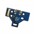  PS4 Controller 14 Pin USB Charger PCB Board Blue Original