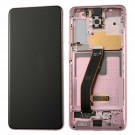 Samsung Galaxy S20/S20 5G Screen Replacement with Frame (Pink/Blue/Gray) (Original) 
