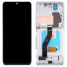 Samsung Galaxy S21 Ultra 5G Screen Assembly with Frame (White/Black) (Ori) 