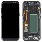  Samsung Galaxy S8 Screen Assembly with Frame (Black) (OLED)