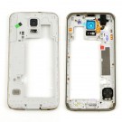  Samsung Galaxy S5 Rear Housing With Ear Speaker Mesh Cover - Silver Original
