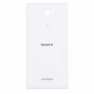  Sony Xperia M2 Battery Door（With adhesive）- White - Original - With Sony and Xperia Logo 