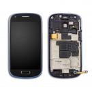  Samsung Galaxy S3 Mini i8190 Screen Assembly with Frame (Blue) (Premium)